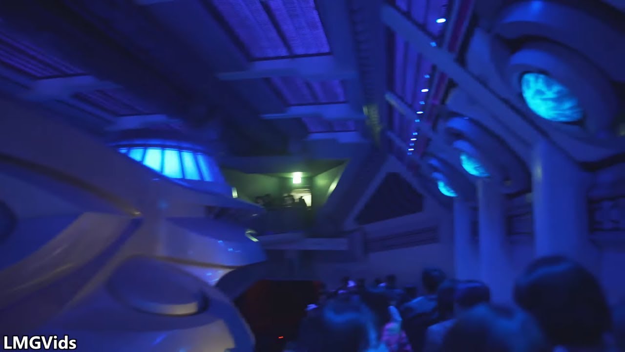 [HD] Space Mountain ride: Tokyo Disneyland / スペースマウンテン東京ディズニーランド | Low Light POV |