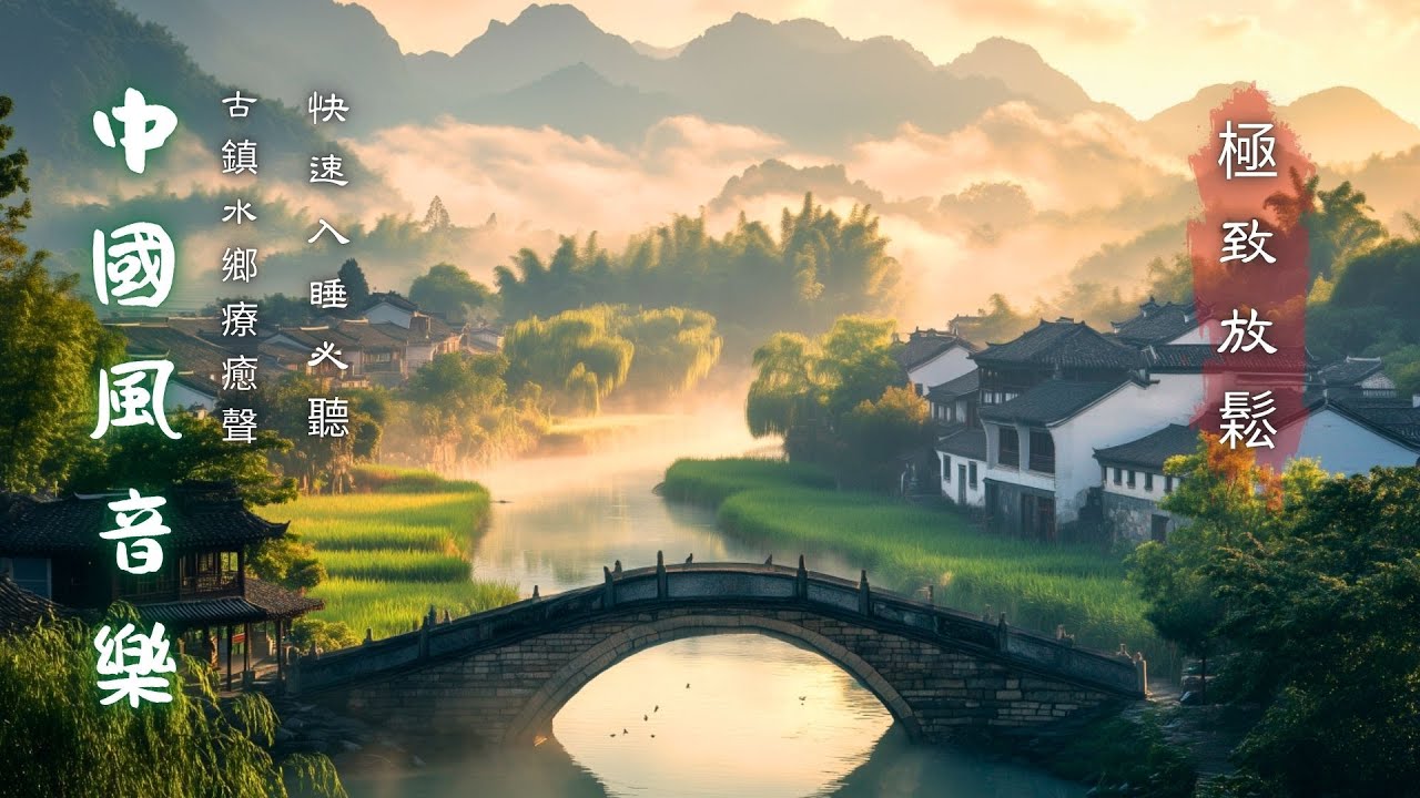 江南水鄉古鎮靜心音樂｜Guqin Zen Meditation for Sleep & Relaxation｜古琴古箏 Healing Music 힐링음악