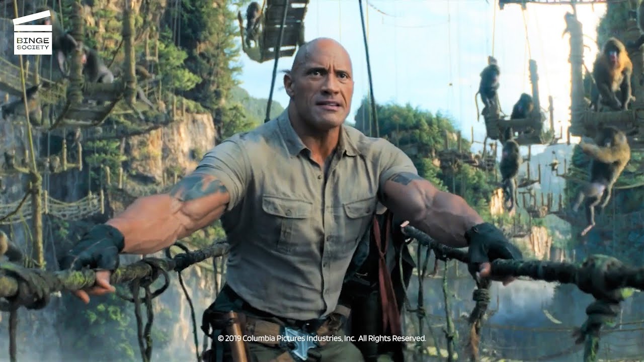 Jumanji: The Next Level: Rope bridge chase (HD CLIP)