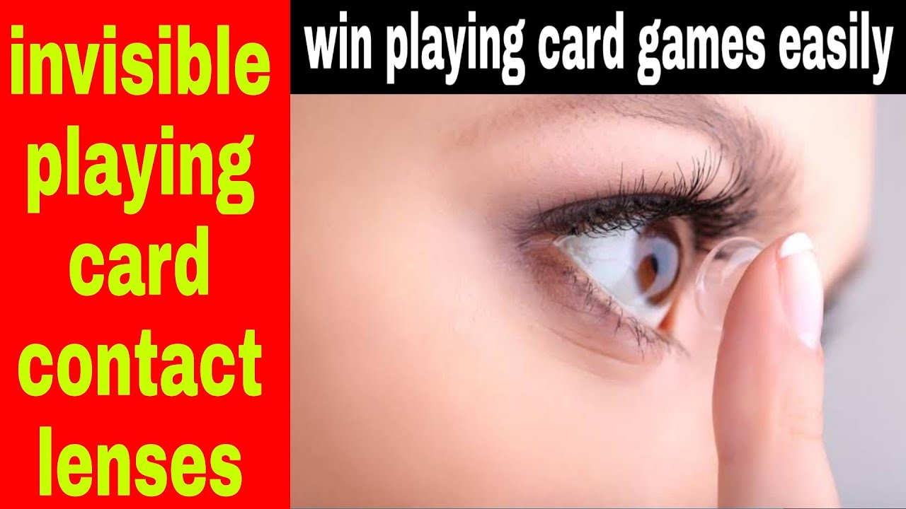 Invisible playing cards contact lens & glass | win flash, in out game easily | Contact 9891453839