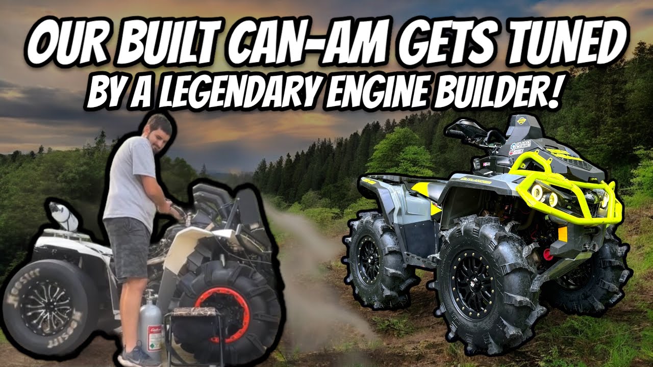 We Remote Tune Our BUILT Can-Am Outlander With A Legendary Engine Builder! This Thing Is A Beast!!!
