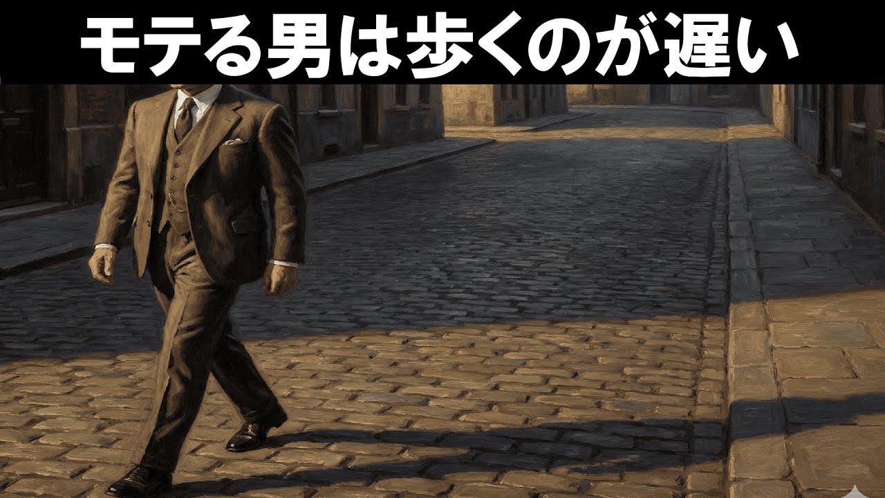 女が惹かれる男ほど歩き方が遅い理由【論文あり】