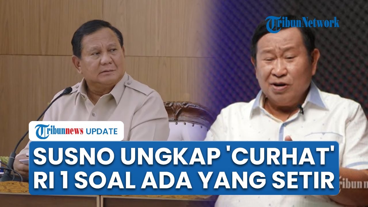Susno Duadji Ungkap Curhat Prabowo ke 'Tokoh Oposisi' saat Pertemuan, Singgung soal Ada yang Nyetir