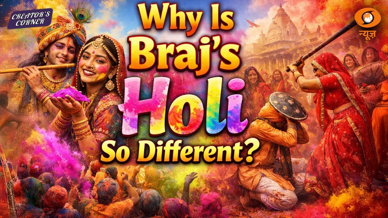 LIVE Creators Corner: Why Is Braj's Holi So Different? | Holi Special | DD News