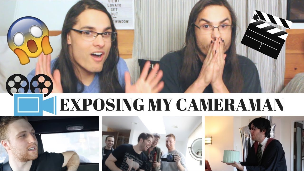 EXPOSING MY CAMERAMAN?! I OUR REACTION! // TWIN WORLD