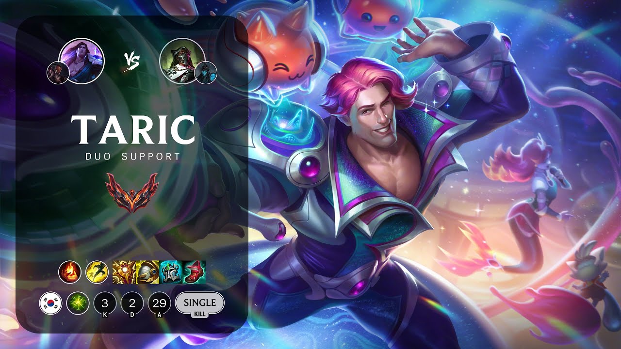 Taric Support vs Renata Glasc - KR Grandmaster Patch 13.19