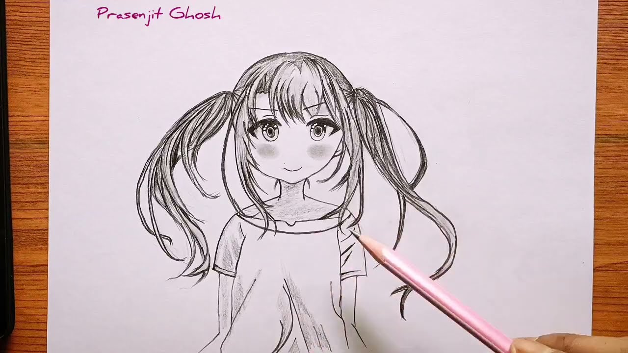 How to Draw Anime Cute Girl Loli|Cute anime drawings for beginners