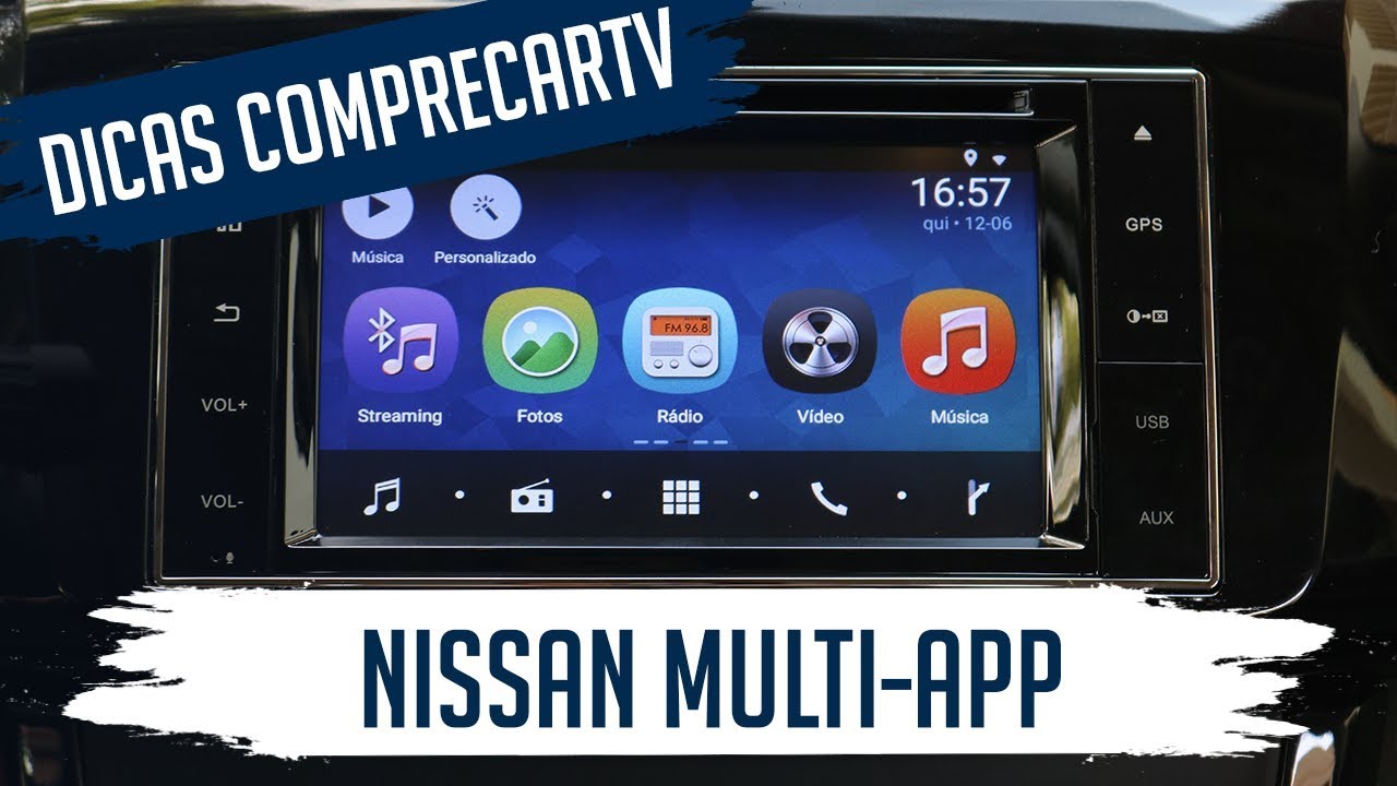Central multimídia Nissan Multi-App