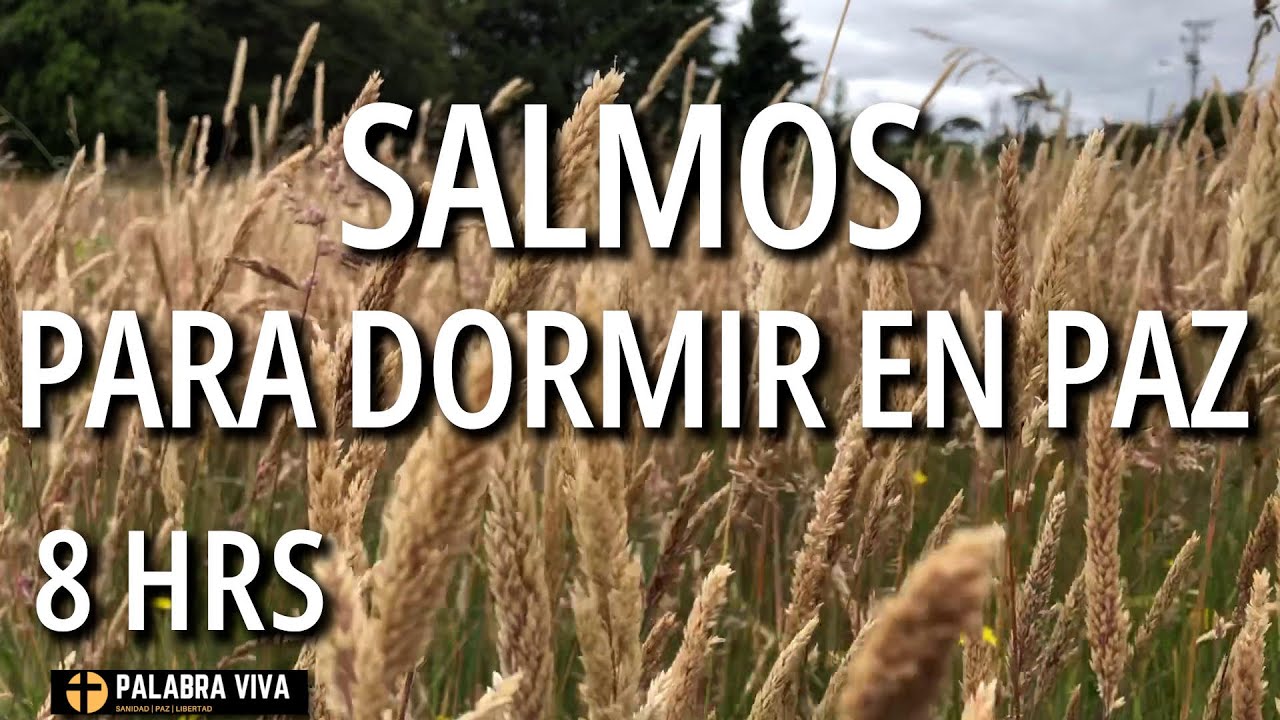 Salmos para dormir en paz | Palabra de Dios | Música relajante | la Biblia | 8HRS
