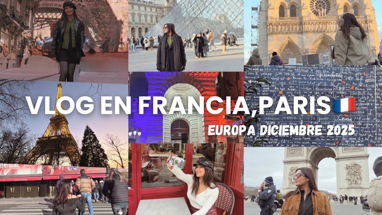 PRIMERA VEZ EN PARÍS,FRANCIA🇫🇷 ,UNA MARAVILLA ,DIC/2025