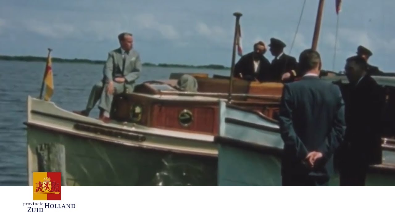 Provinciale Statenexcursie Alphen a/d Rijn, Nieuwkoop en Boskoop 1956 | Provincie Zuid-Holland