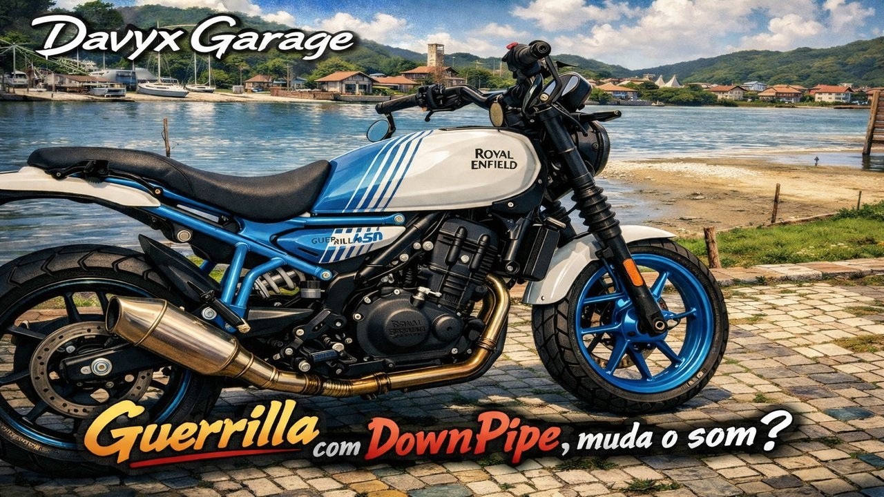 Som da Guerrilla 450 com Link Pipe. Mudou?