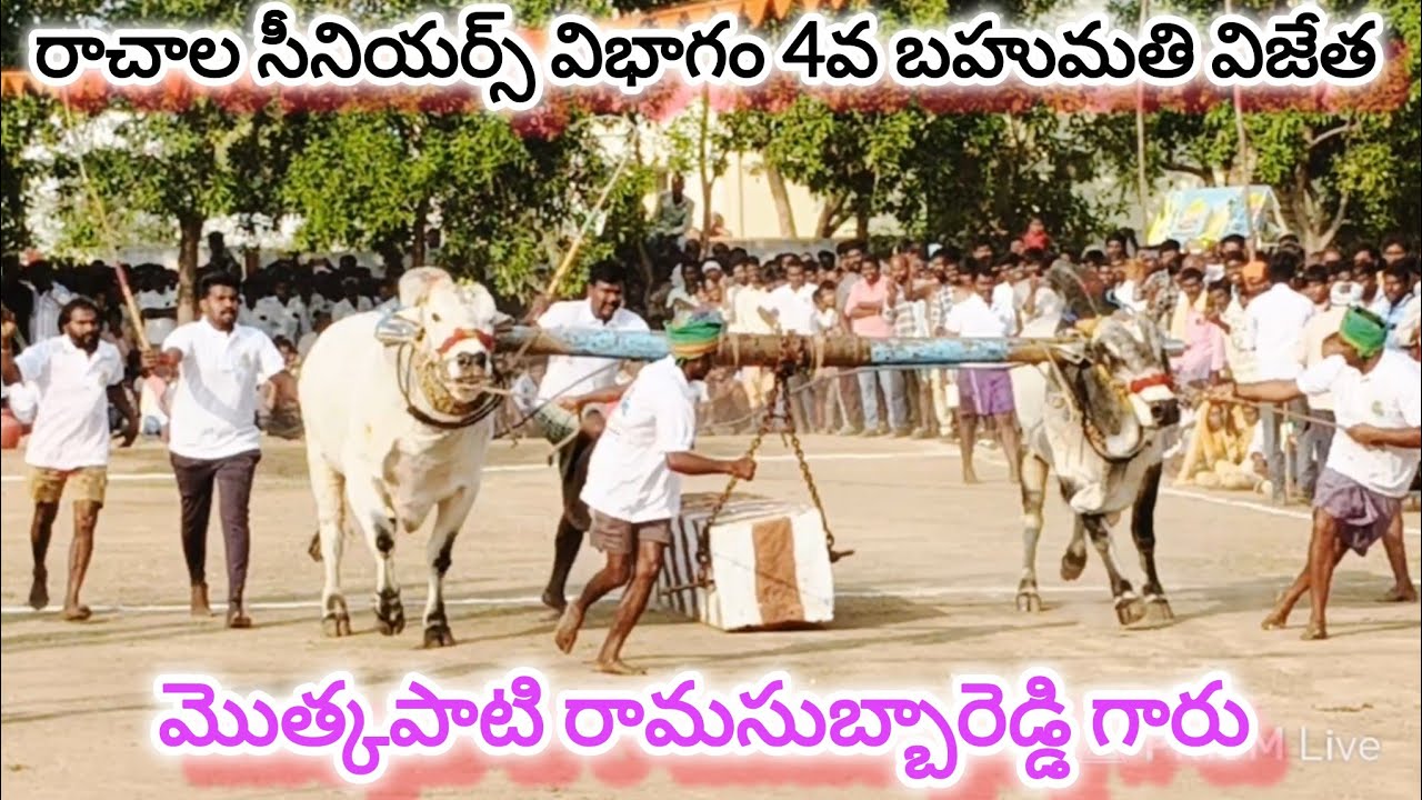 రాచాల సీనియర్స్ విభాగం 3వ జత. రామసుబ్బారెడ్డి గారు.