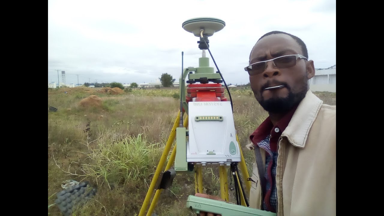 COMO INICIAR A BASE  E ROVER DE GPS LEICA 1200 RTK SERIE MOÇAMBIQUE-MZEN-30