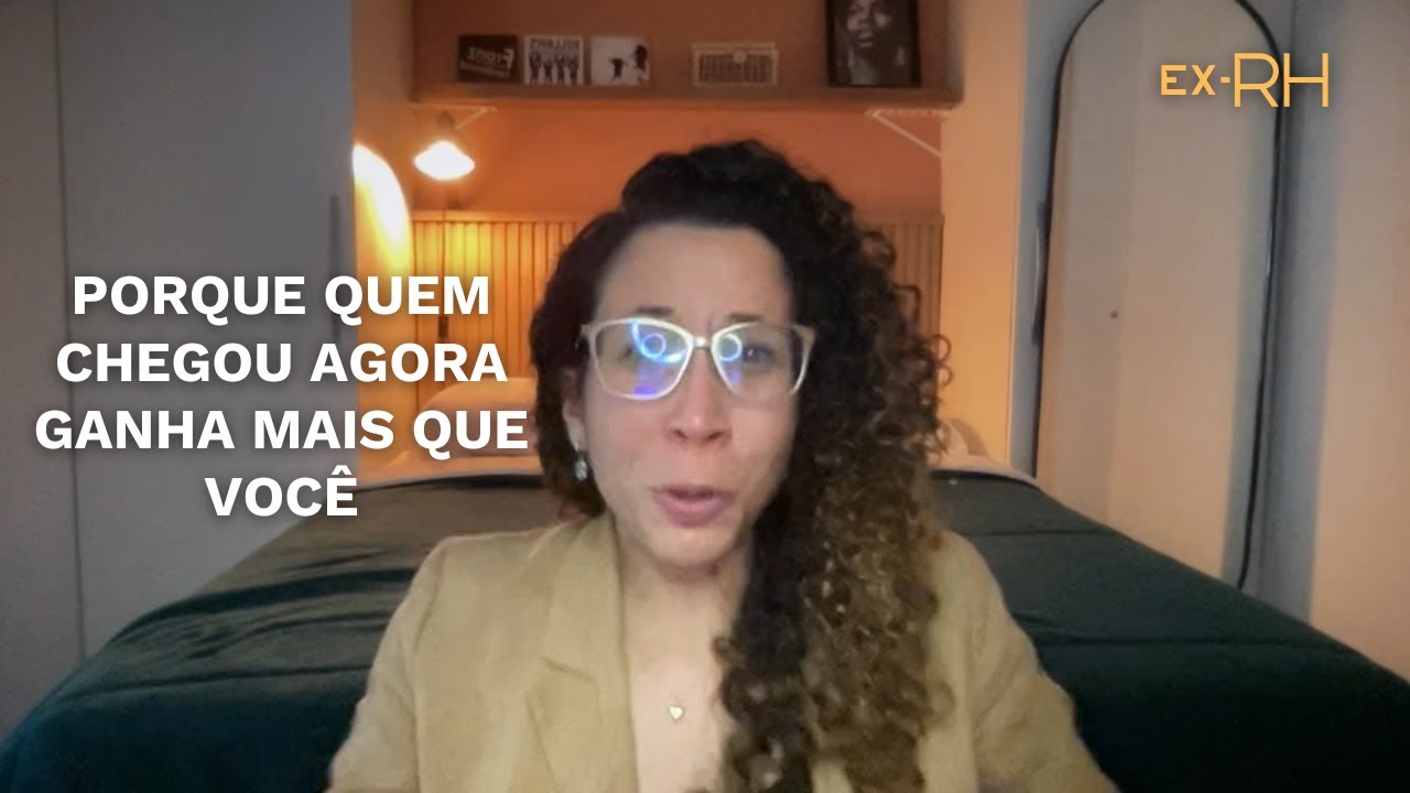 Porque alguém que chegou agora na equipe ganha mais do que você