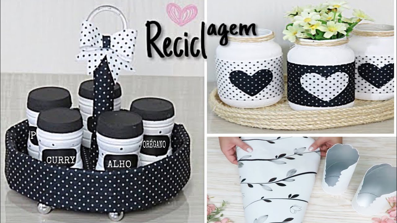 DIY - IDEIAS PARA COZINHA gastando pouco - do lixo ao luxo