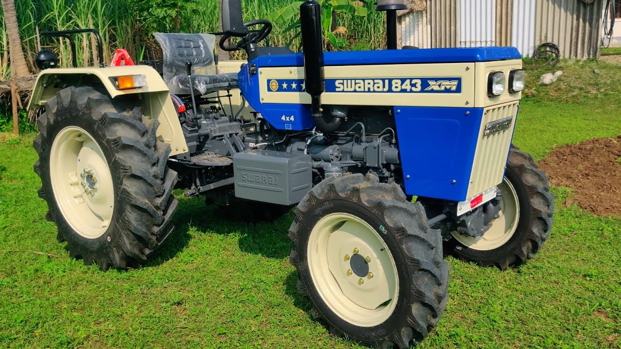 New swaraj 843 XM 4wd 45 HP | Full review | 4wd vs 2wd | Mileage & Price | 45 hp Allrounder