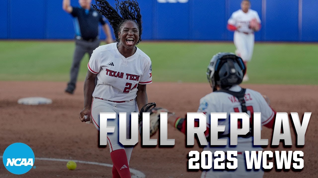 Texas Tech vs. UCLA: 2025 Women's College World Series | FULL REPLAY