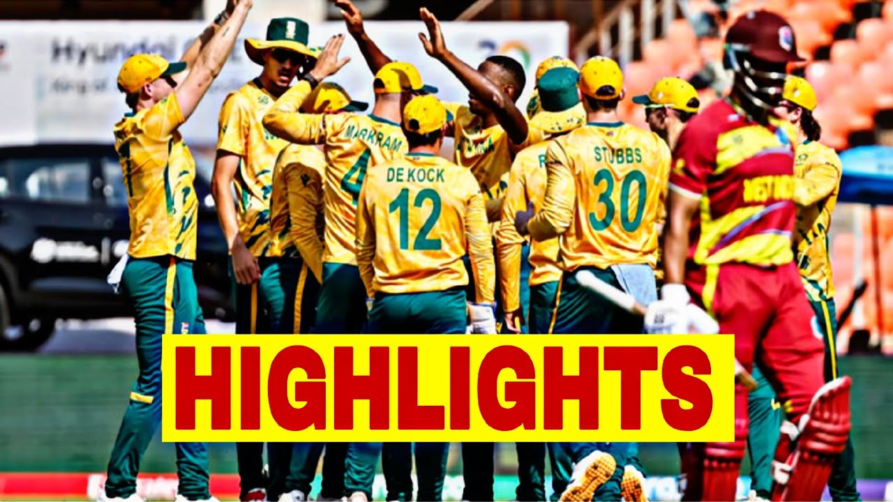 South Africa vs West Indies World Cup 2026 47th Match Highlights 2026 | sa vs wi 47th t20 Highlights