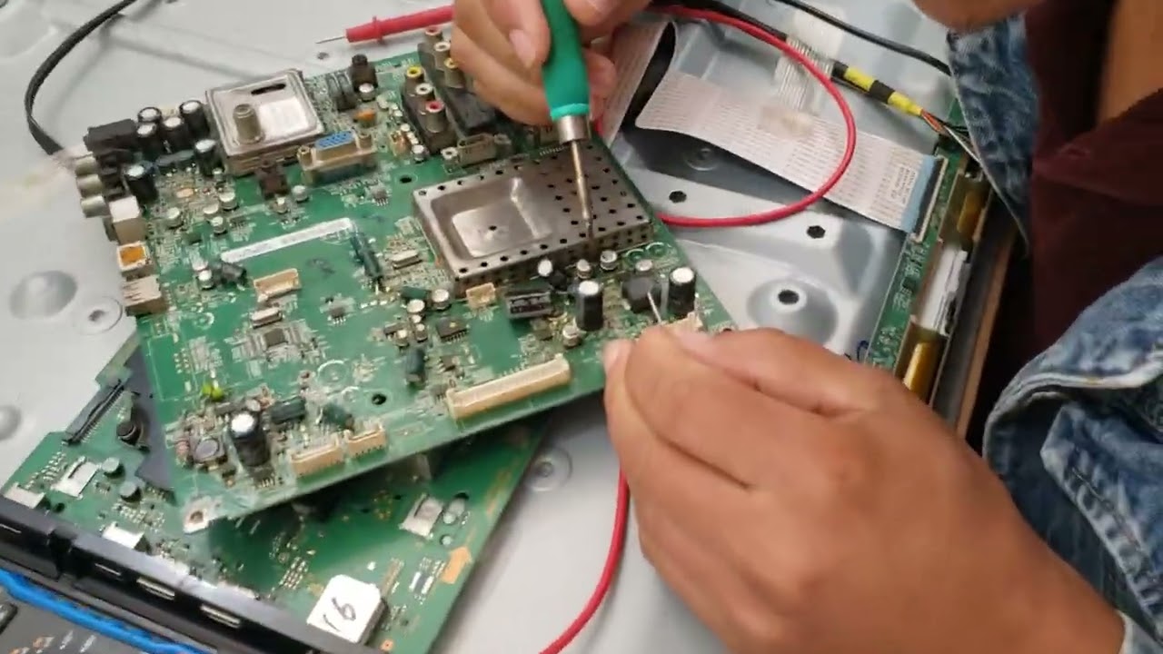Reduzir tensão vgh tv Samsung un50tu8000 usando resistor. 