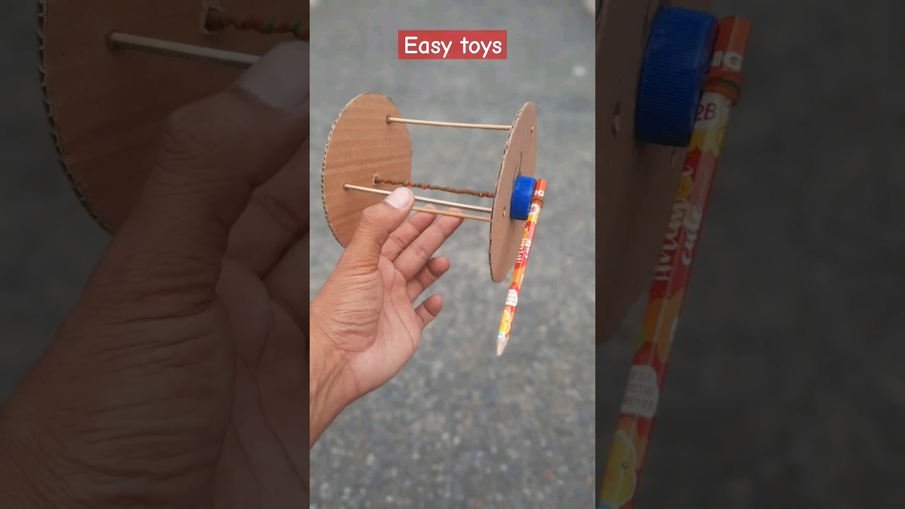 diy ide sederhana dirumah dari kardus bekas #diy #mainankreatif #diycrafts #mobil #toys