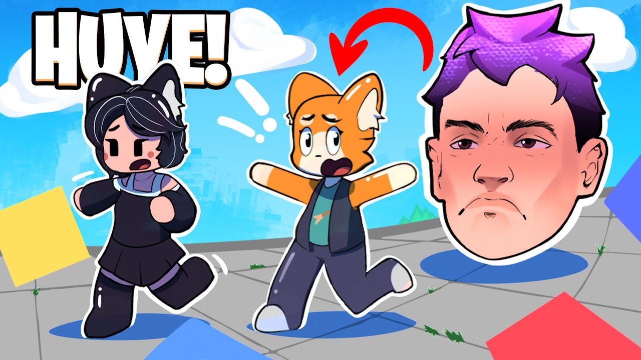 ROBLOX pero NOS PERSIGUE una CABEZA GIGANTE 🔥SuperPatch Roblox