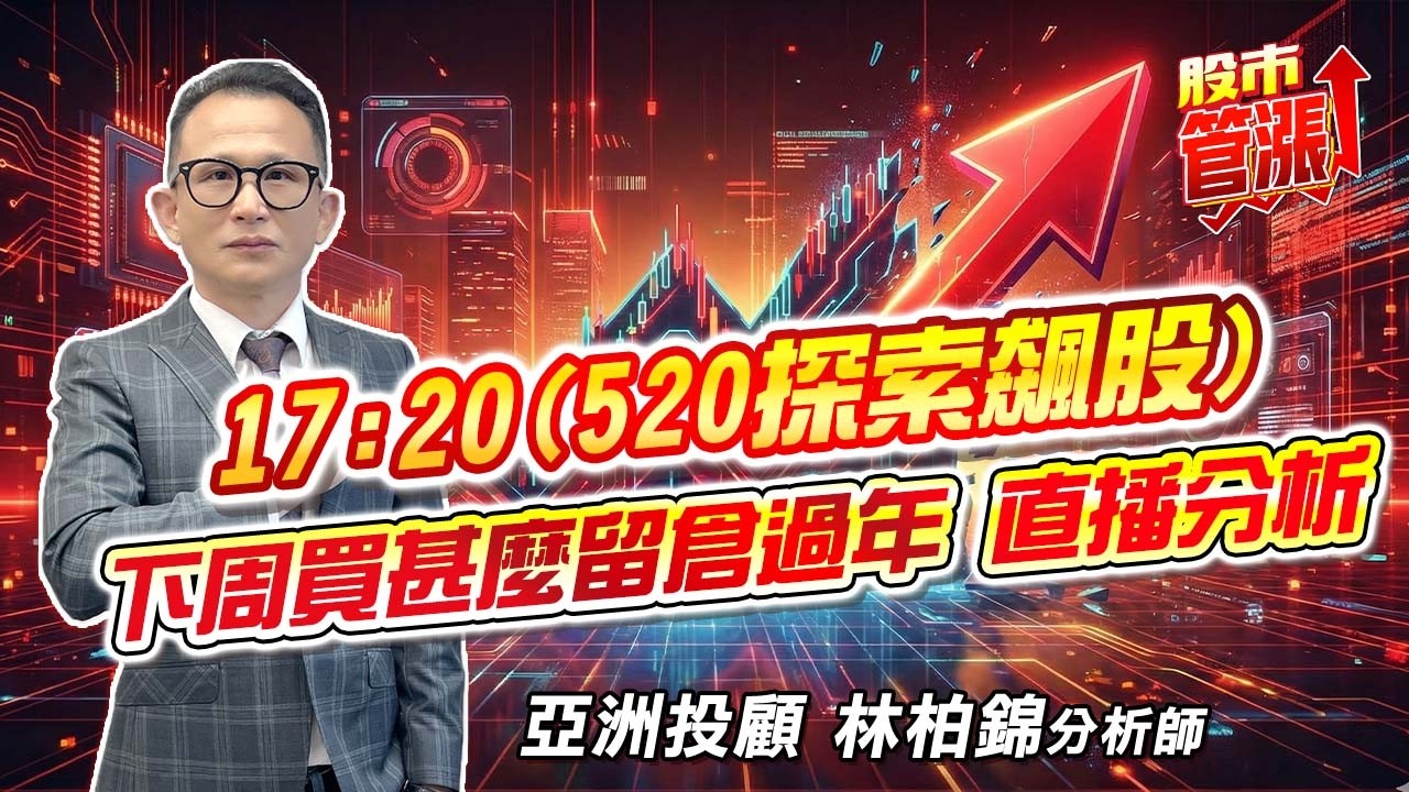 #台積電 #聯電 #世界 #環宇KY #波若威 #華星光  2026/02/06 亞洲投顧 林柏錦（強哥）17:20(520探索飆股)  下周買甚麼留倉過年 直播分析