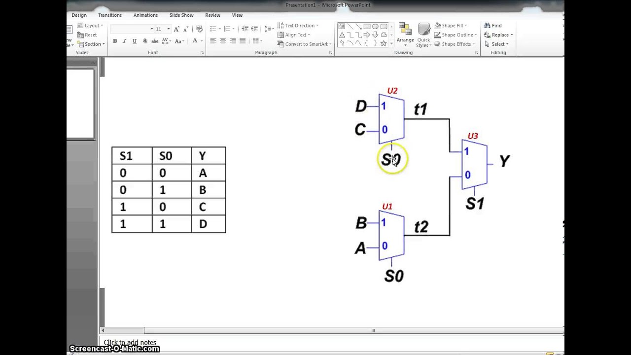VHDL- Part 2 (Structural VHDL - Design of 4 to 1 Mux)