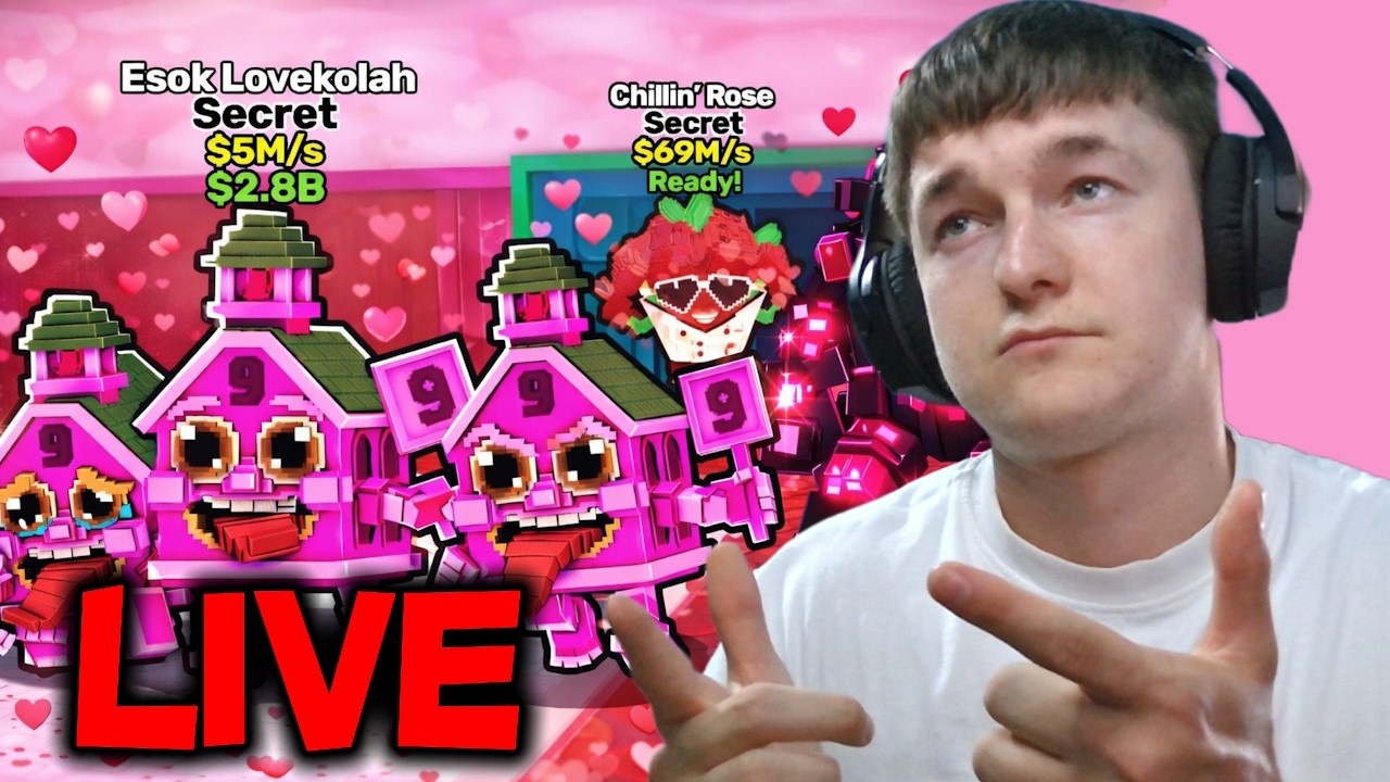 UPDATE de Valentine's Day + Brainroti Noi pe Steal A Brainrot...🔴