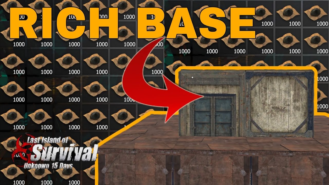 I raided the farmer base Last Island of Survival