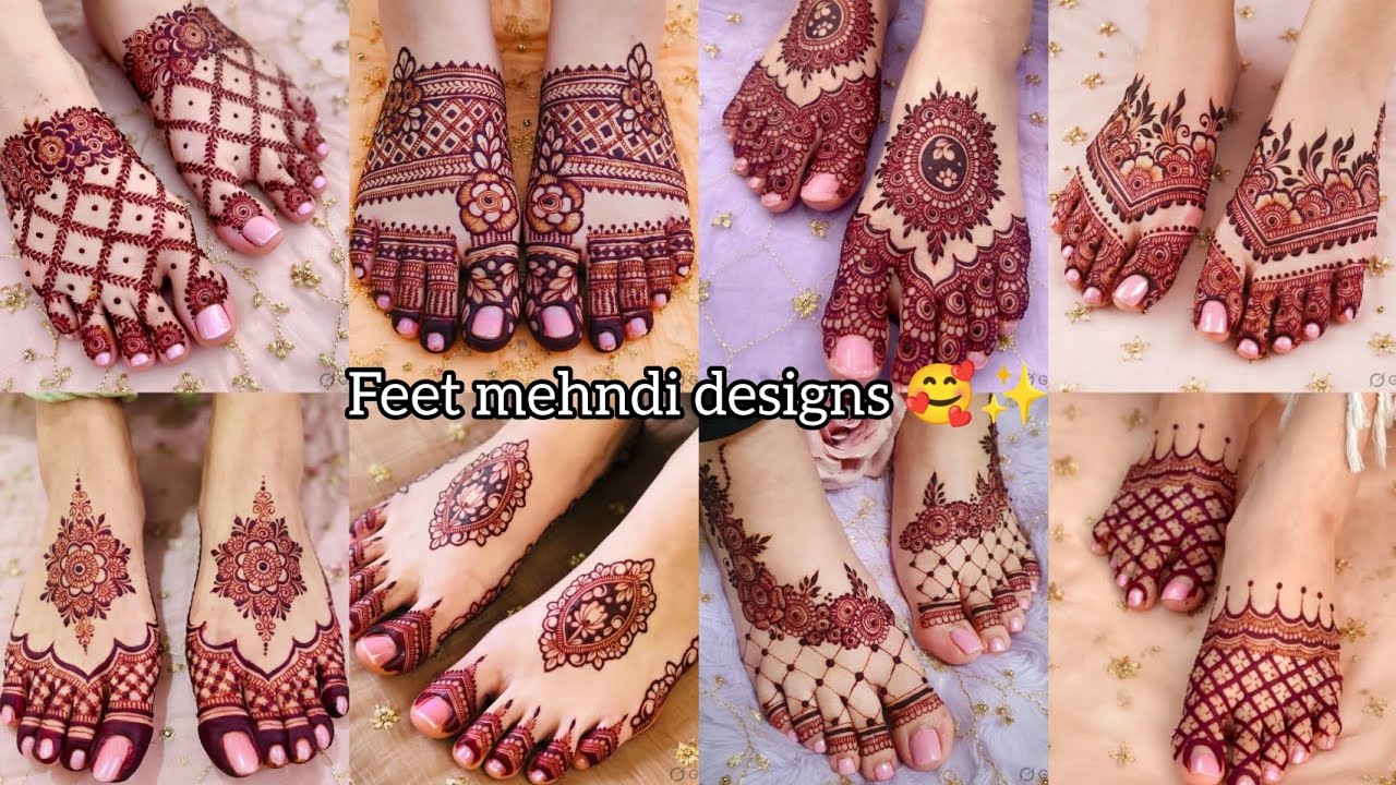 Latest Feet Mehndi Designs 2026 😍 | Simple & Bridal Foot Mehndi Ideas | mehndi design for feet