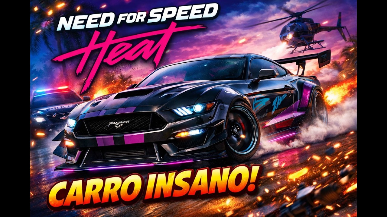 NEED FOR SPEED NEAT - NFS HEAT CARRO INSANO