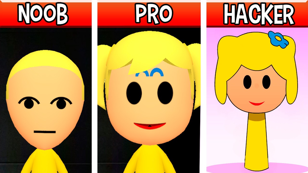 Mii Bea OC (Pocoyo Como lo mueve lo lo): Noob, Pro, HACKER! / (Incredibox Sprunki)