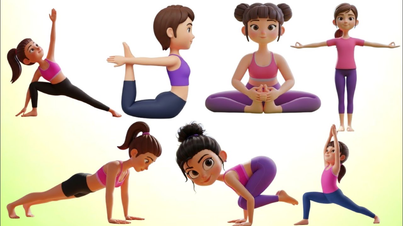 🌞 Kids Morning Yoga | Easy Exercises for Healthy & Active Kids🤸‍♂️ Easy Morning Yoga Poses for Kids