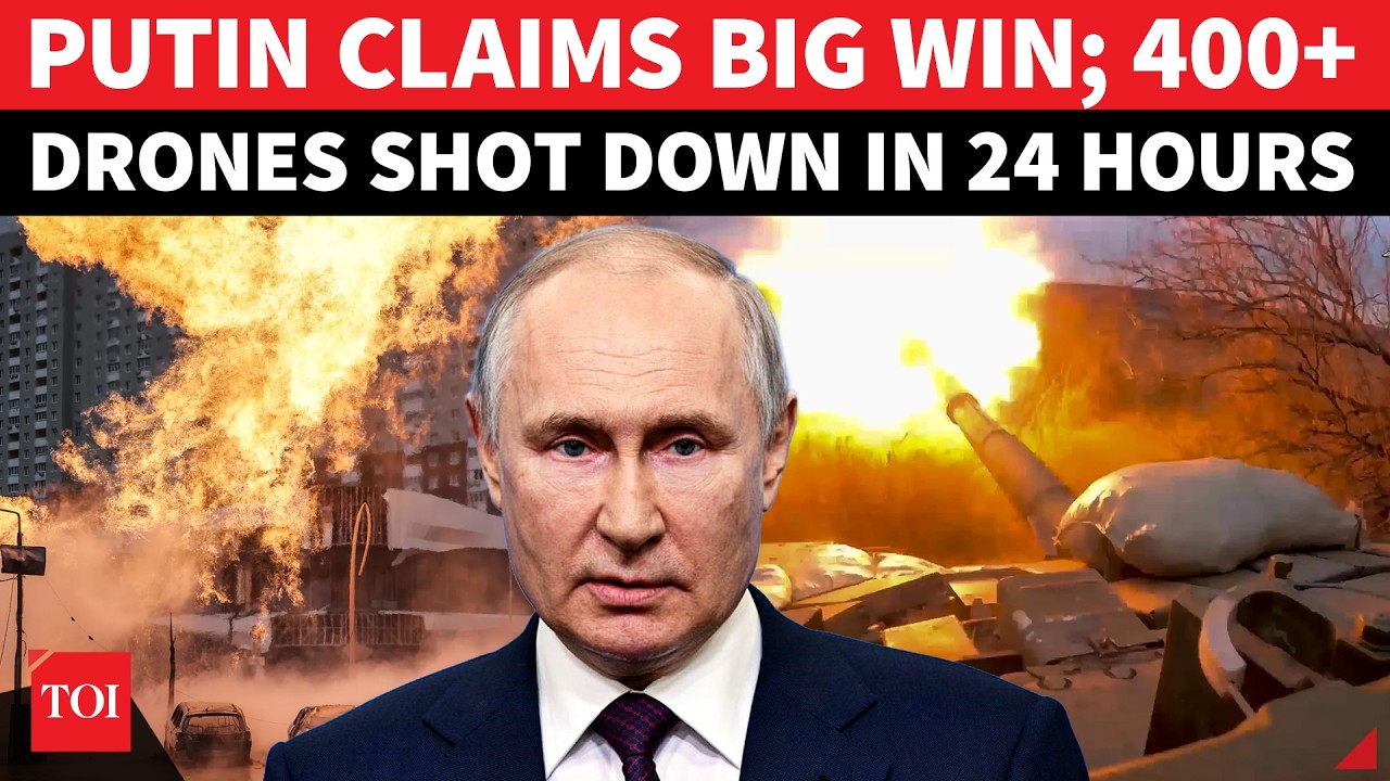 '400+ Drones, 5 Cruise...': Putin's Men Claim BIG 'Aerial' Victory, Down UK-Made Shadow Missiles