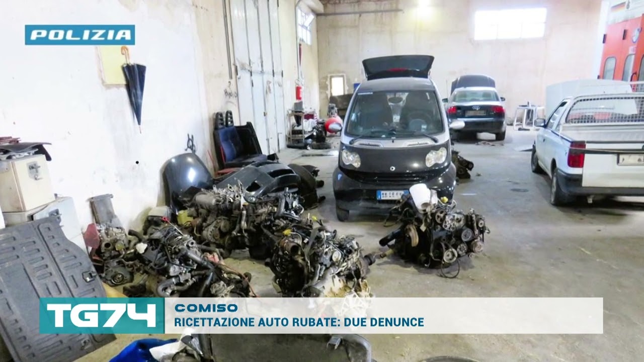 COMISO - RICETTAZIONE AUTO RUBATE, DUE DENUNCE