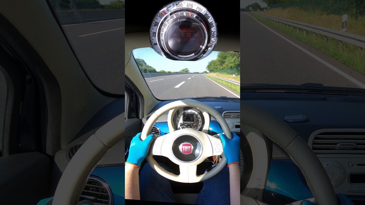Fiat 500 1.2 8V 69HP (2013) 0-100km/h 0-62mp/h
