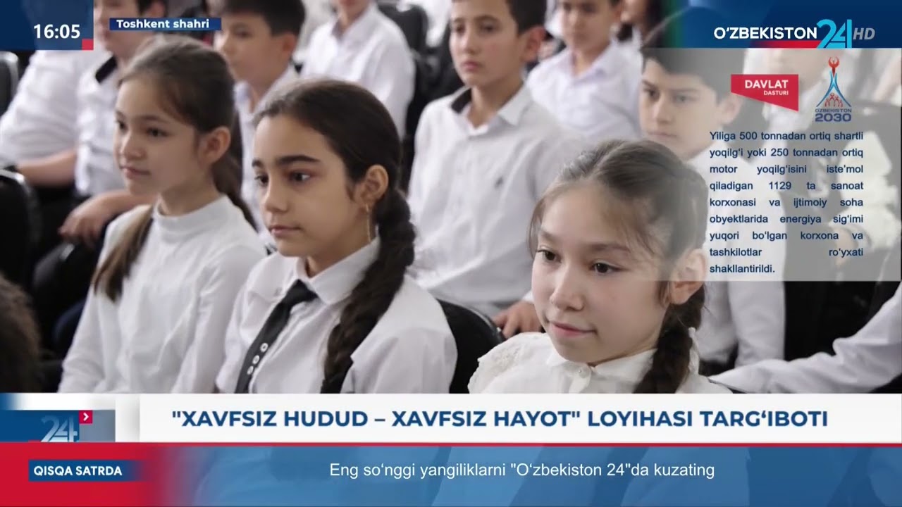 “Xavfsiz yo‘l – xavfsiz hayot” loyihasi targ‘iboti