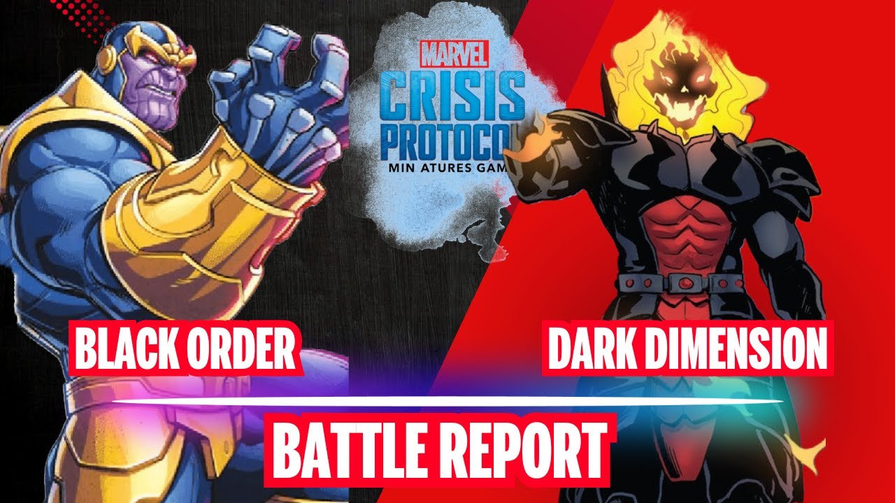 Отчет о битве между Marvel Crisis Protocol и Dark Dimension против Black Order S05E45