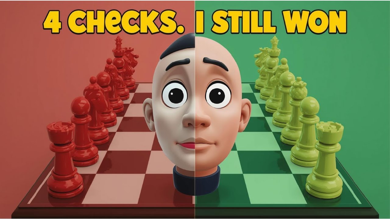 DOWN 4 CHECKS & I STILL WON. 😳 Insane Comeback 🤯 Chess Gameplay