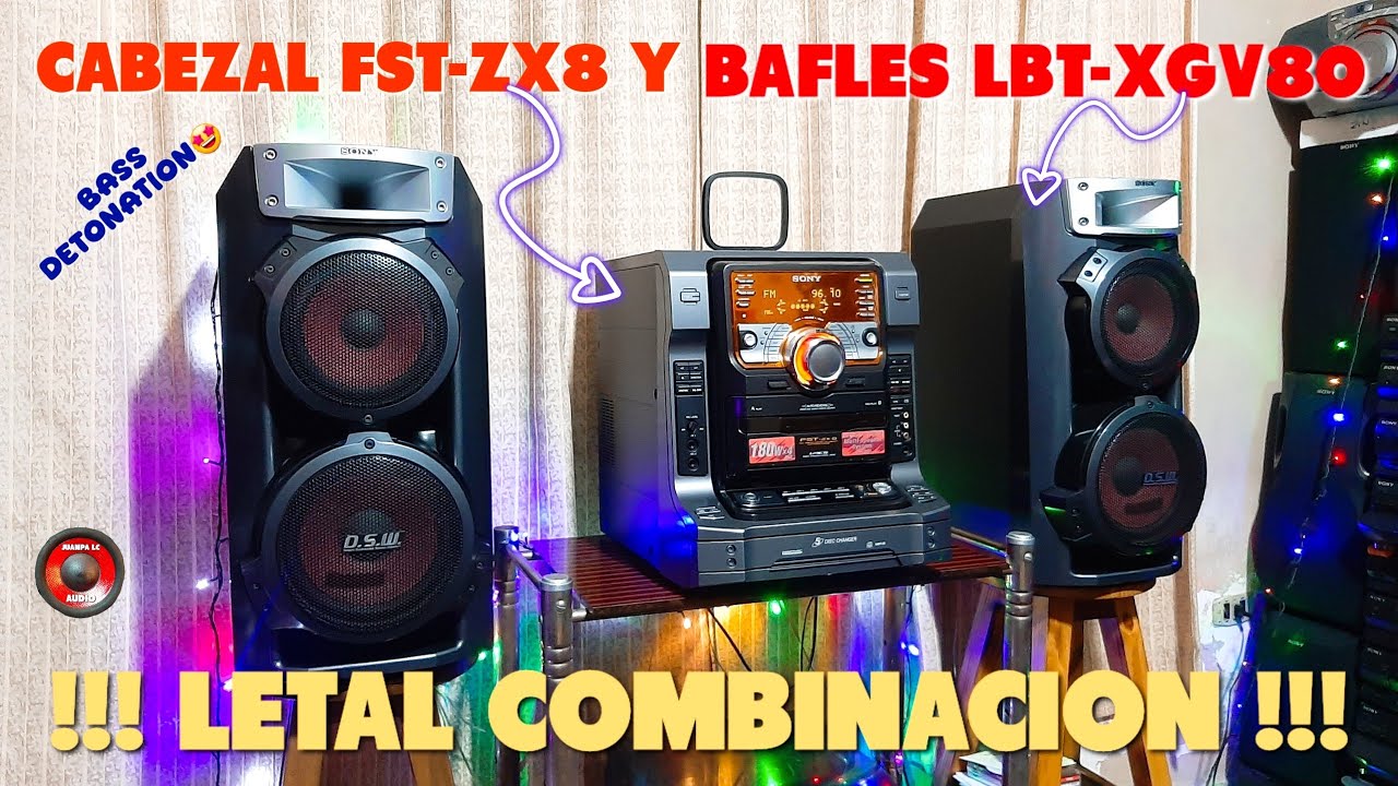 LETAL COMBINACION‼️💎 🎄CABEZAL Sony FST-ZX8 con PARLANTES LBT-XGV80 (🦆mas bonus XGR80🦆) #330 💎🎄