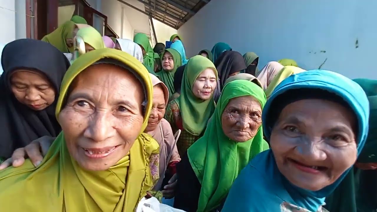 Pulang pengajian bulan rajab  penuh sesak