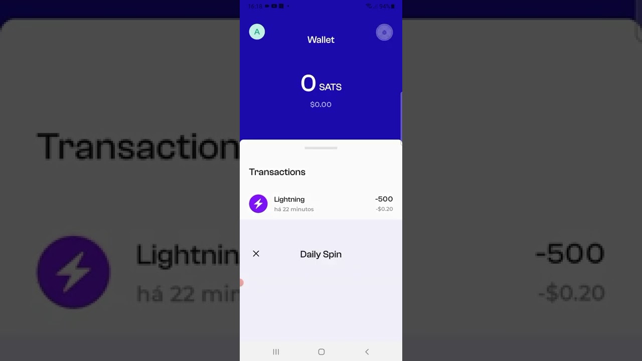 Bitcoin Libre app receba satoshi e prova de pagamento