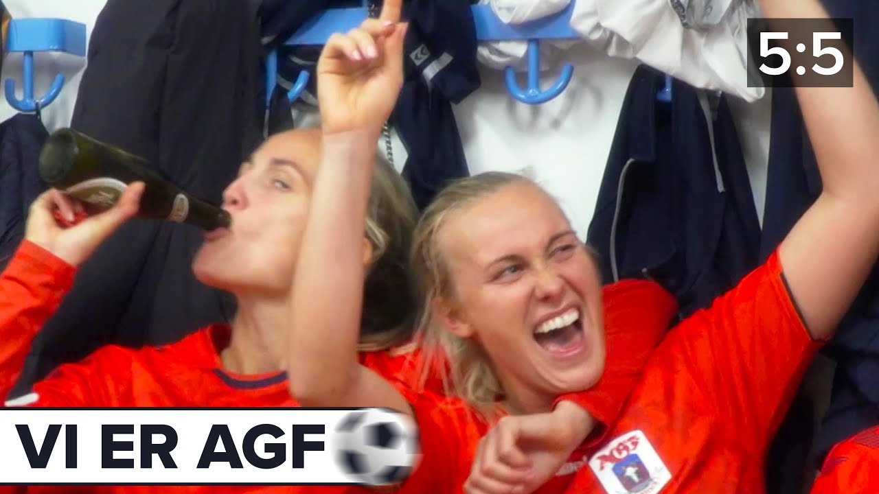 Fest i pigernes omklædningsrum - Vi er AGF (5:5)