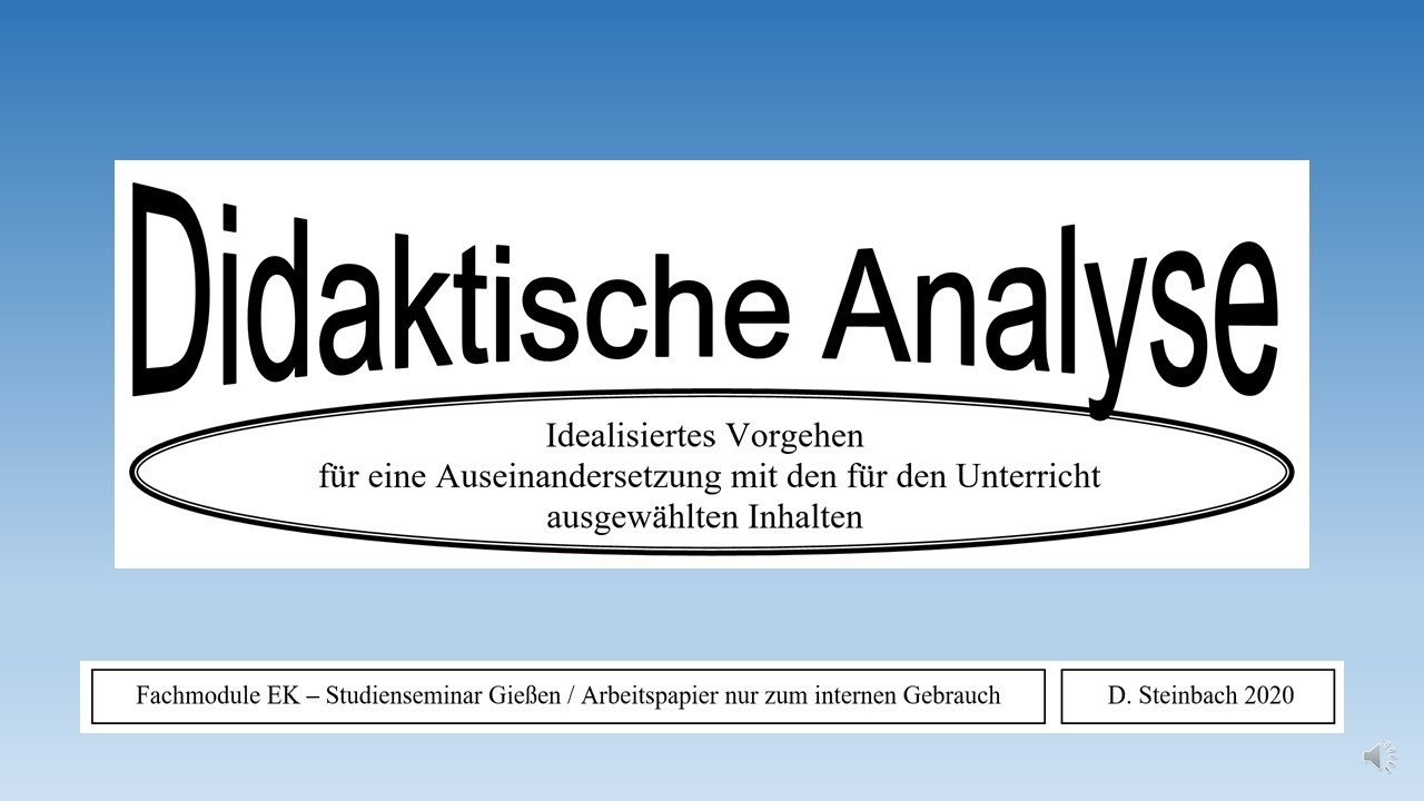 06 Didaktische Analyse