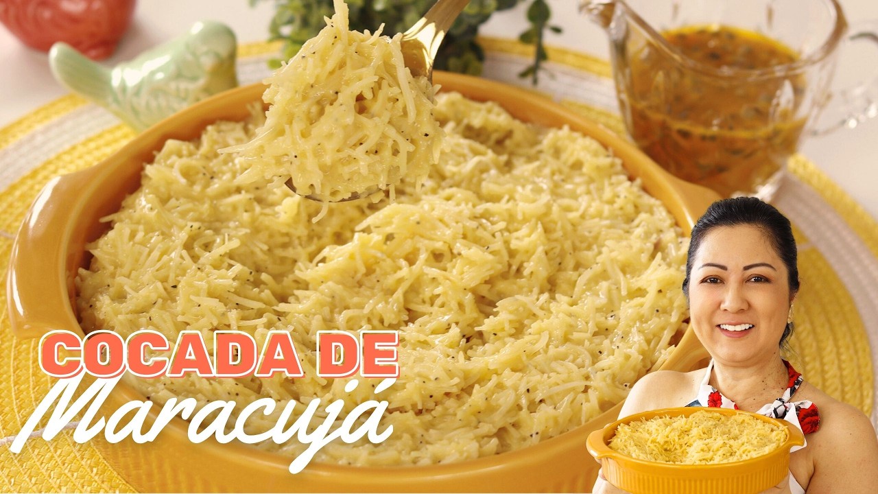 COCADA CREMOSA DE MARACUJÁ – DA SOBREMESA AO RECHEIO, DELÍCIA SEM FIM! Dika da Naka