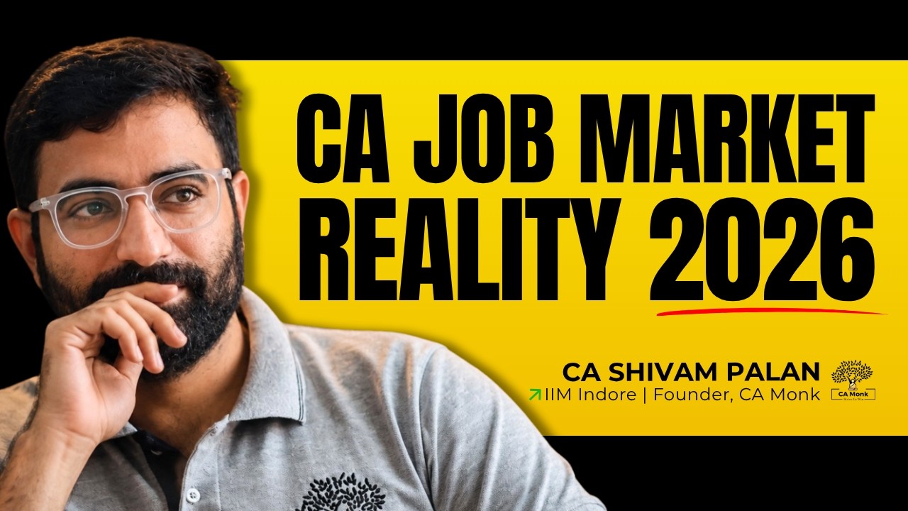 CA Job Market Reality 2026: The Truth Every CA Student Must Know 😱