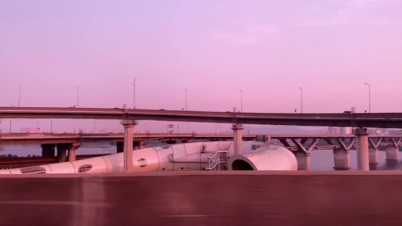 Seoul Hannam bridge, Hangang wall paper video