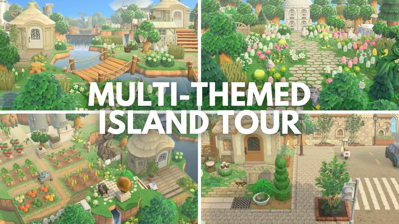 This Multi-Themed Island is STUNNING | Animal Crossing New Horizons Island Tour