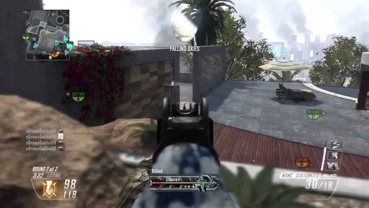 Black Ops 2: 159-3 Domination On Raid (116 Kills In One Round)